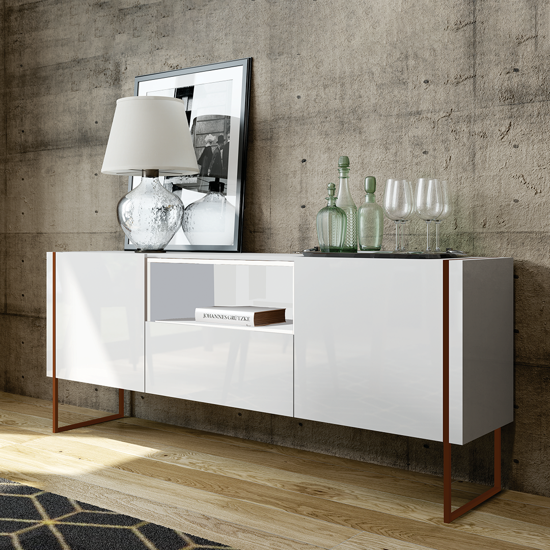 Buffet Vesta Blanco 1.8