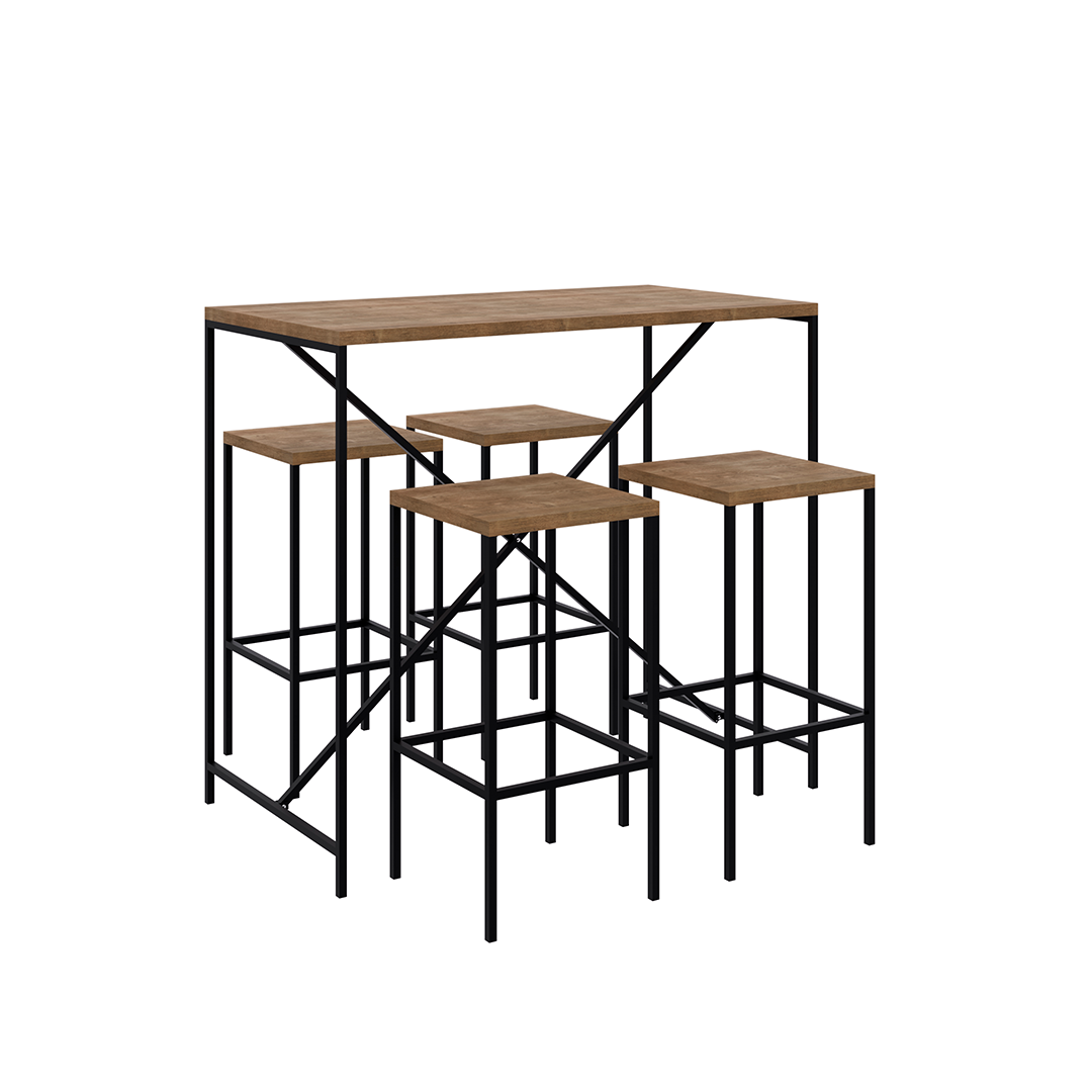 Comedor Alto Steel Quadra - Imagen 2