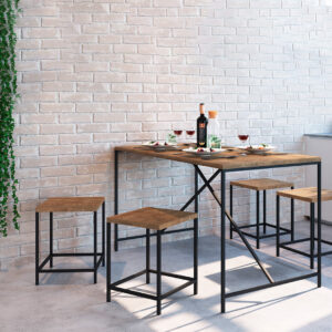 2 Pisos de Comedor Steel Quadra Bajo