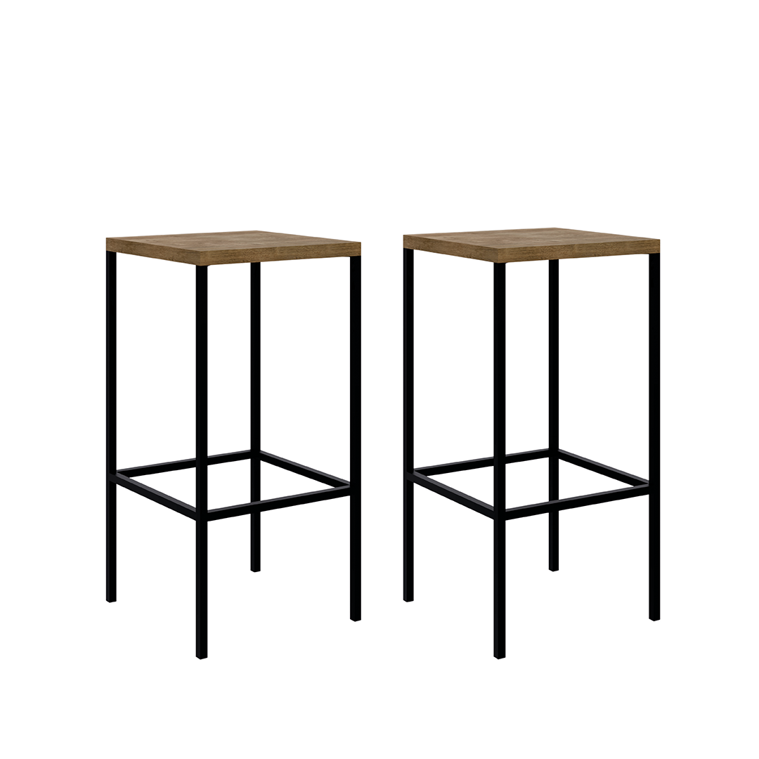 2 Pisos de Comedor Steel Quadra Alto - Imagen 2