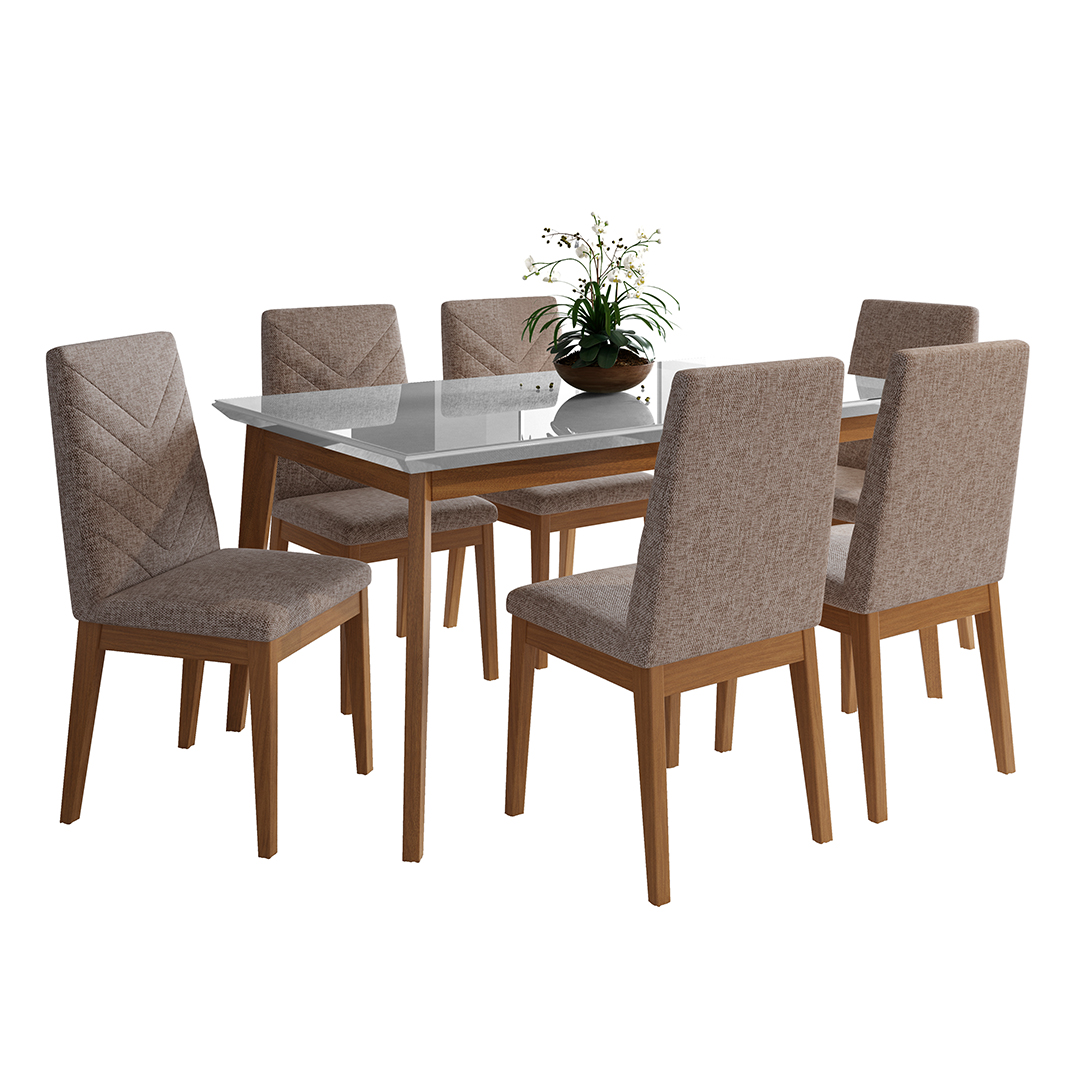 Comedor 1.6 Julient 6 sillas Tai Alpha 80 - Imagen 2