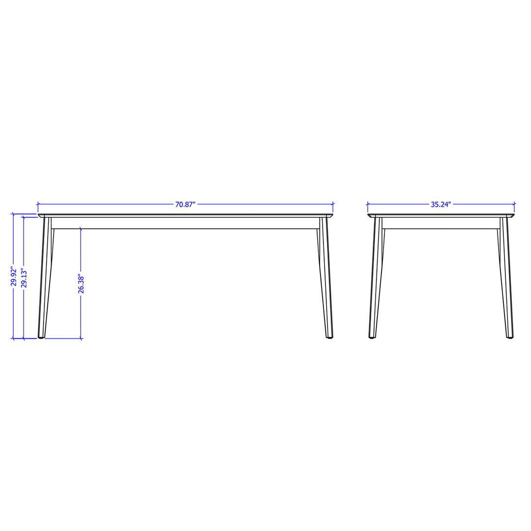 Comedor 1.8 Olive Natural 6 sillas Tai - Imagen 3