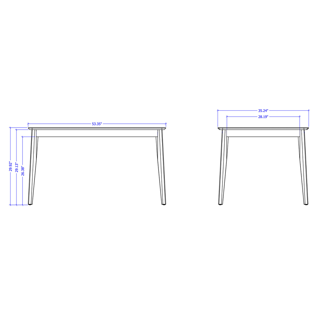 Comedor 1.35 Olive Natural 4 sillas Tai - Imagen 3