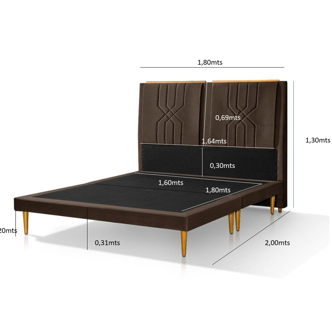 Cama Astro King Chocolate - Imagen 3