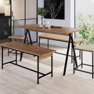 Comedor York 27922 + Bancas y Butacas