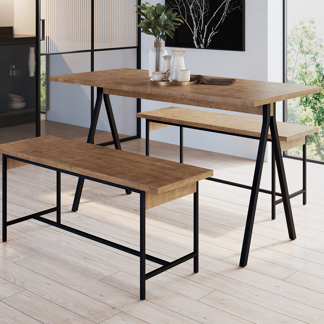 Comedor York 27921 + Bancas