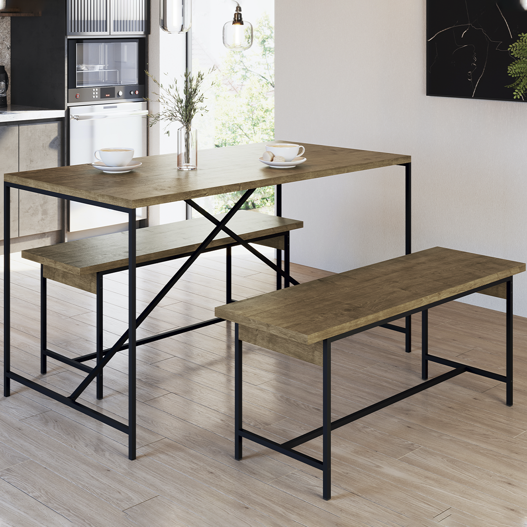 Comedor York 27923 + Bancas