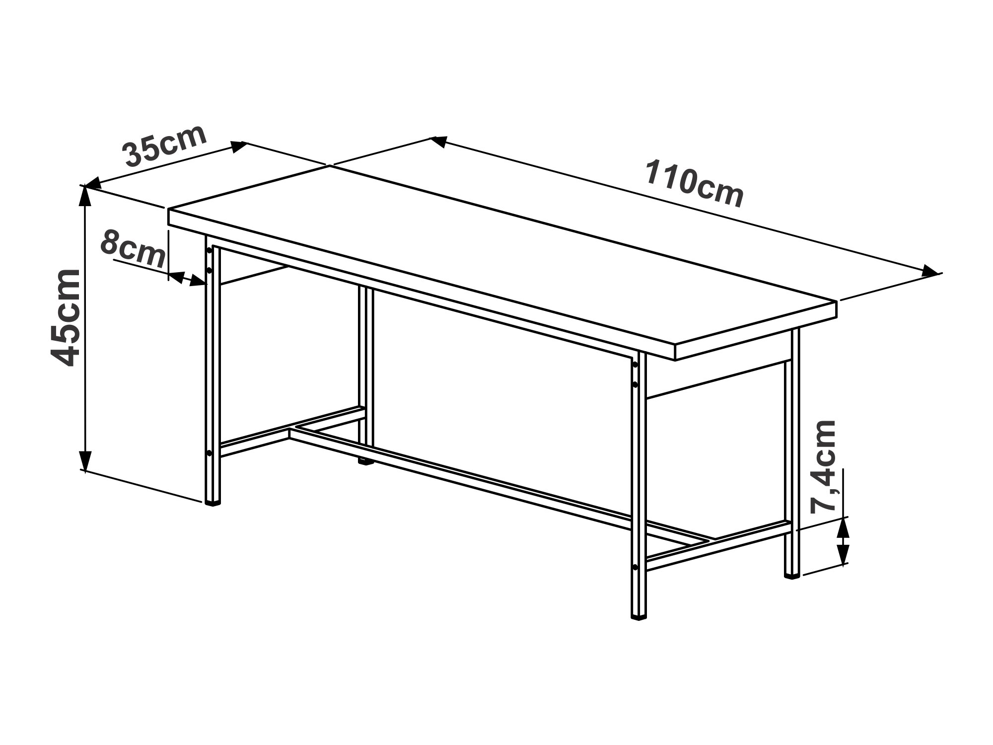 Comedor York 27925 + Bancas - Imagen 3