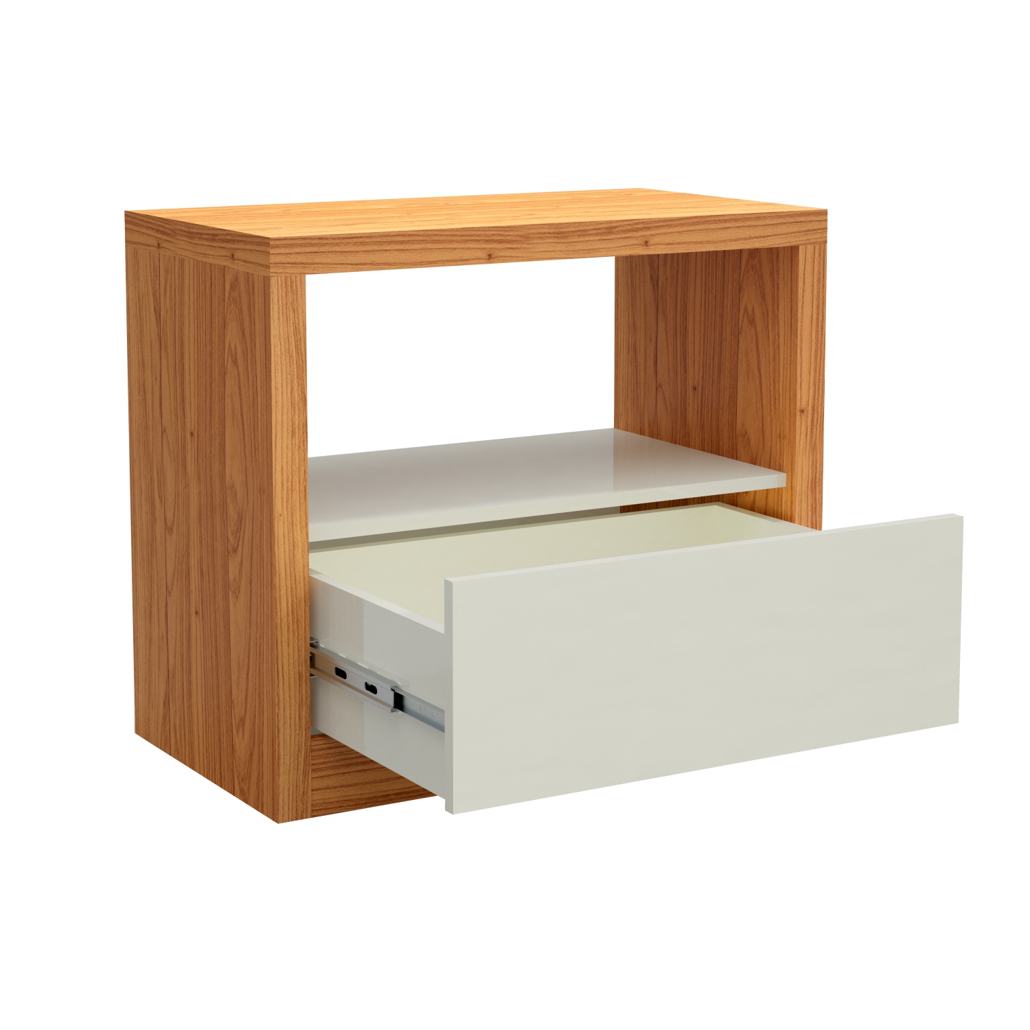 Velador Tw140 Castaño Off White - Imagen 3