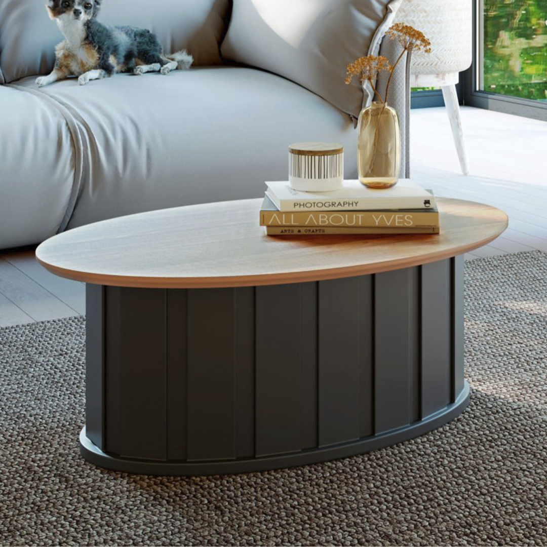 Mesa de Centro Ova Black