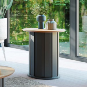 Mesa Lateral Ova Black