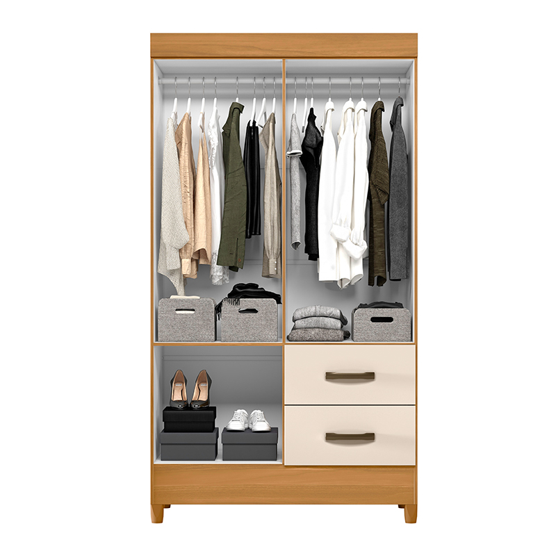 CLOSET MOBI 4 PUERTAS 2 CAJONES - Imagen 3