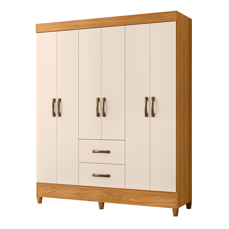 CLOSET MOBI 6 PUERTAS 2 CAJONES - Imagen 2