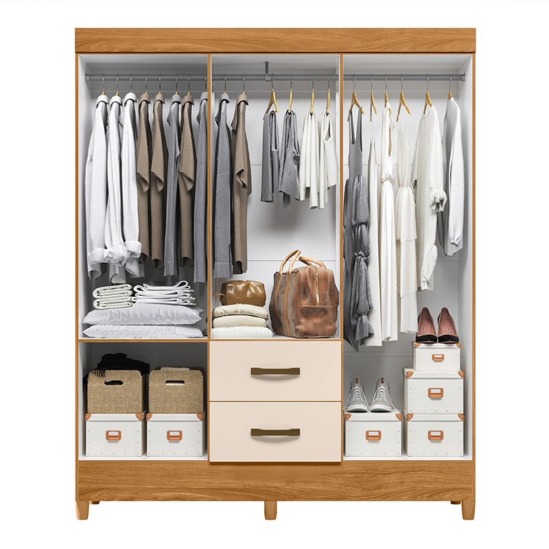 CLOSET MOBI 6 PUERTAS 2 CAJONES - Imagen 3