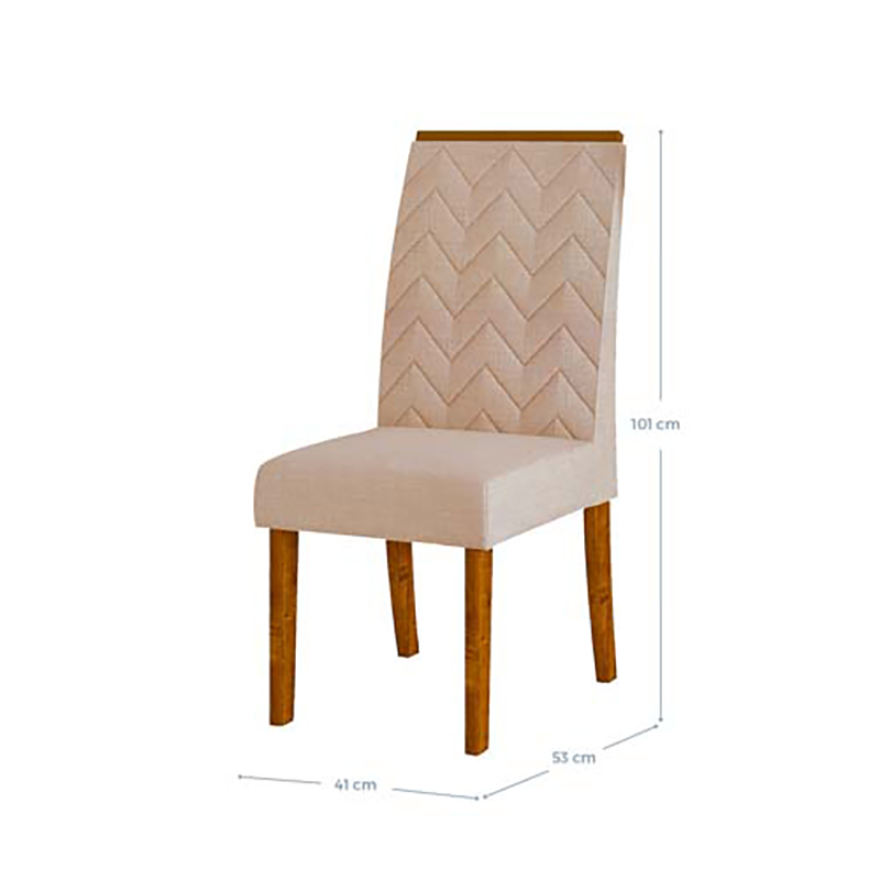 JUEGO DE COMEDOR ITALIA 120 LIGHT 4 SILLAS - Imagen 3