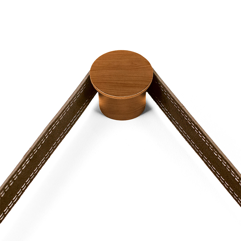 ESPEJO DECORATIVO COLGANTE ADNET 60 CAFÉ - Imagen 4