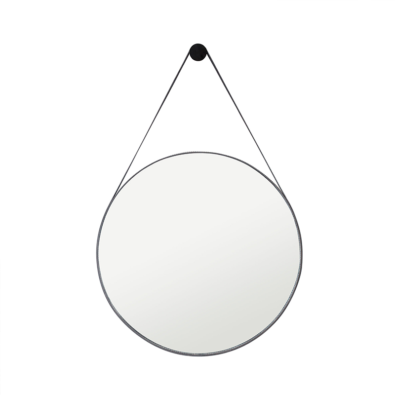 ESPEJO DECORATIVO COLGANTE ADNET 60 NEGRO - Imagen 2