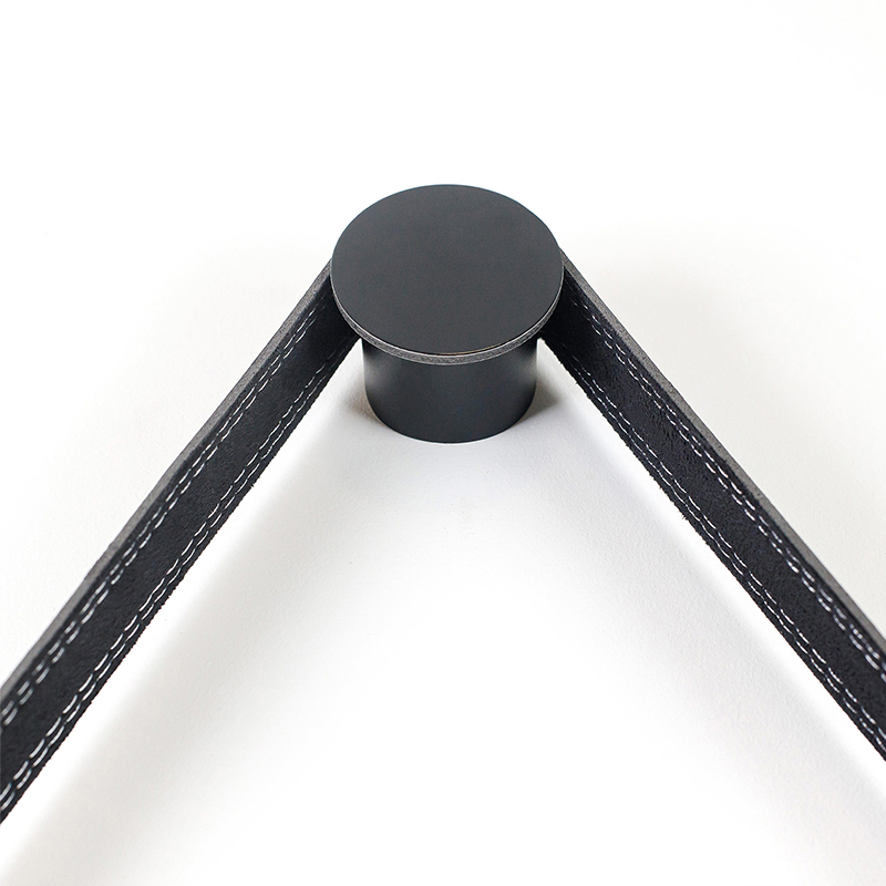 ESPEJO DECORATIVO COLGANTE ADNET 60 NEGRO - Imagen 4