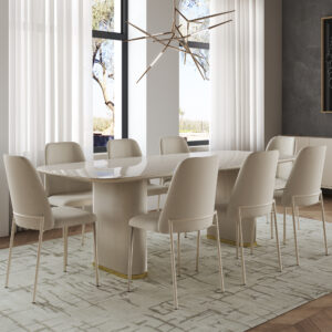 Comedor 2.1 Lintz 8 sillas Lucille Off White