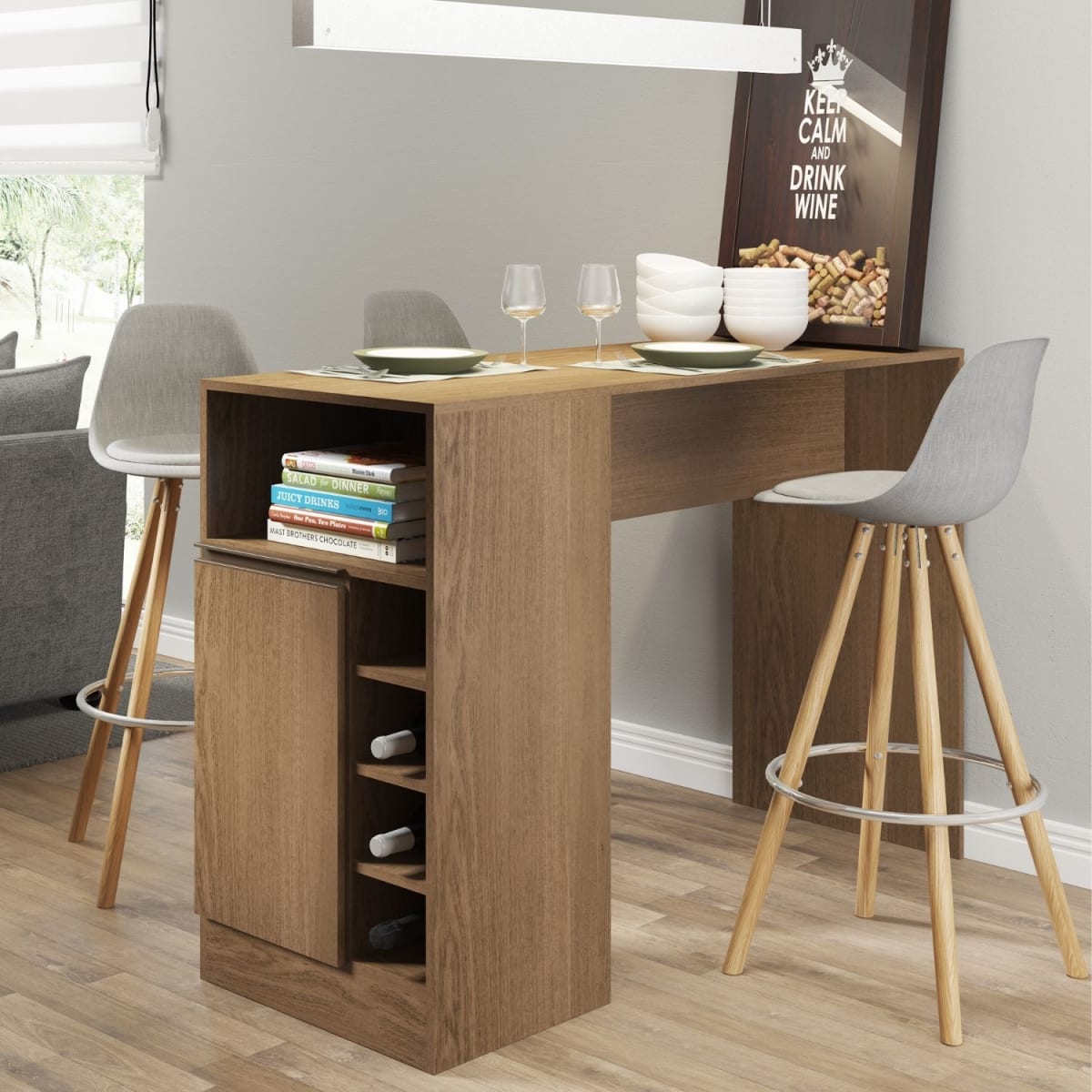 Mesa Comedor de Diario Paulina - Avellana