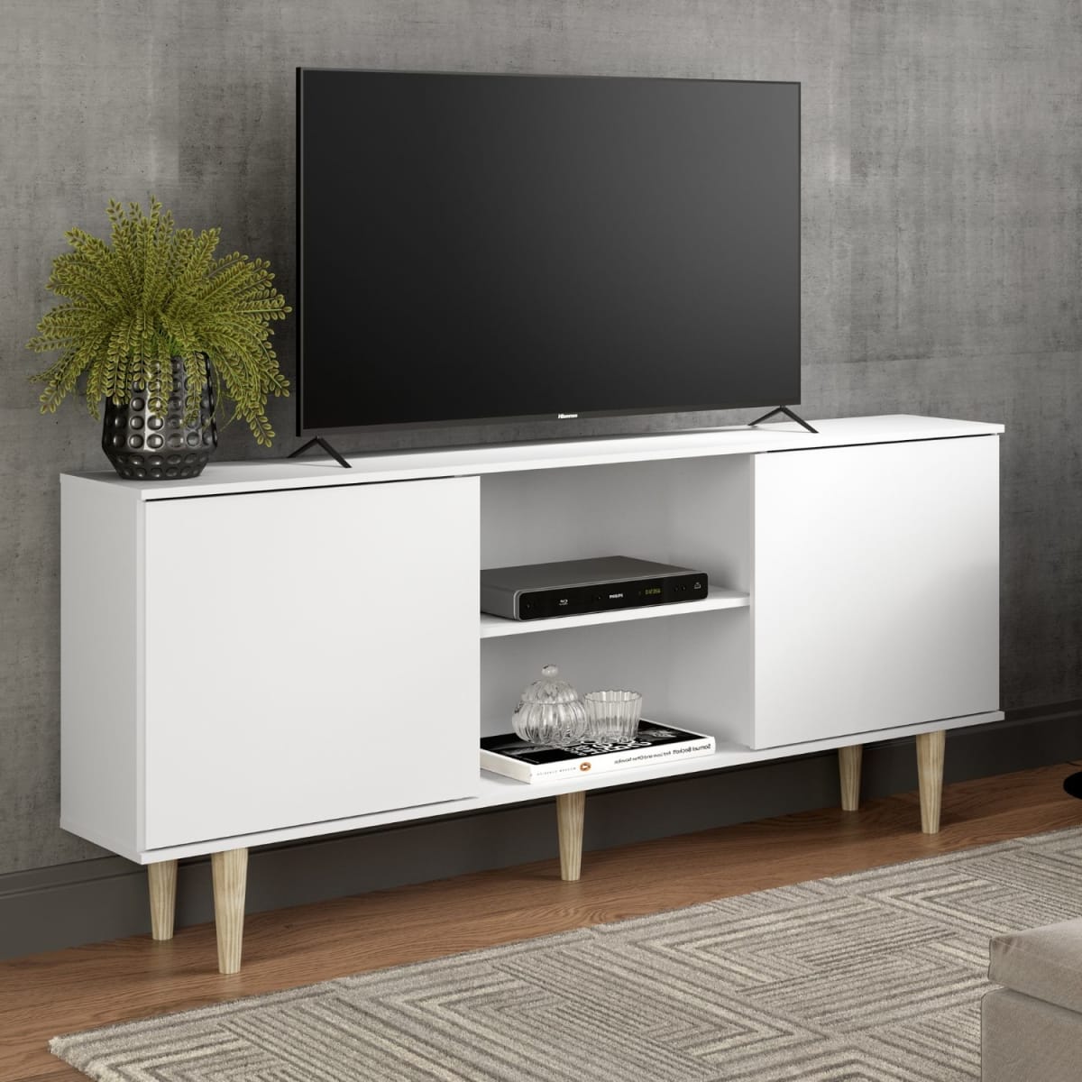 Rack 70" Siena - Blanco / Tx
