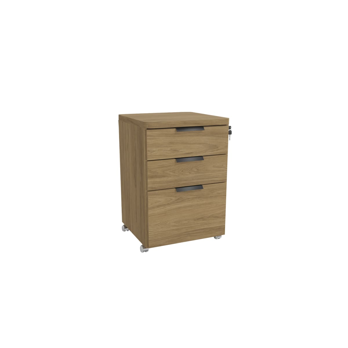 Cajonera con Ruedas Versátil - Castaño - Imagen 2