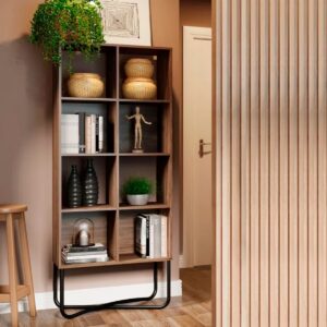 Estante 4 Niveles Connect - Legno / Negro Mate