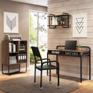 Escritorio Connect - Legno / Negro Mate
