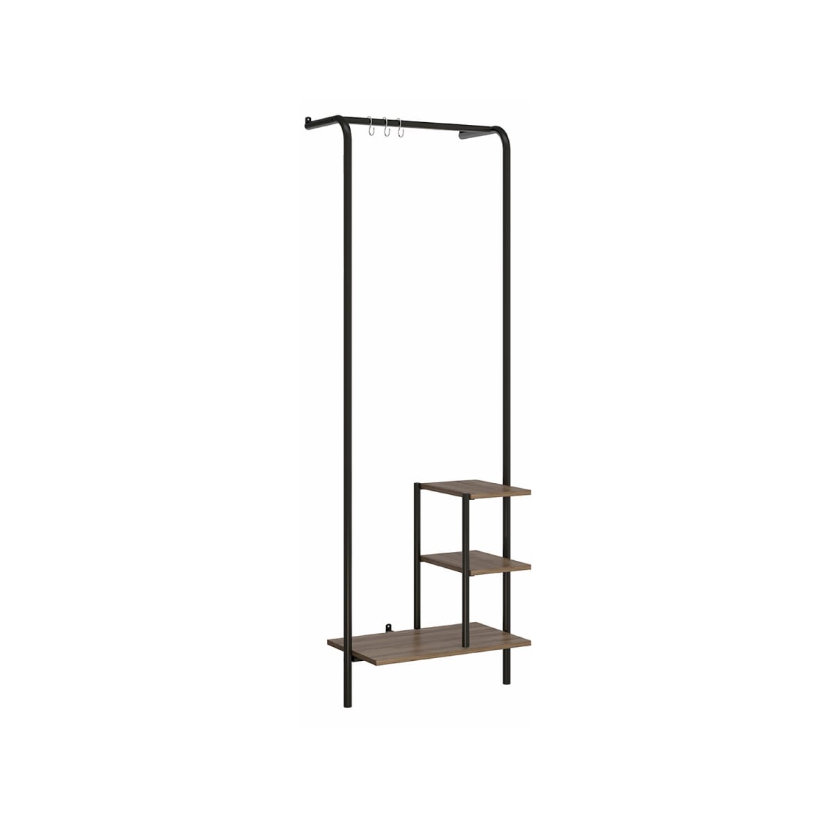 Mueble Multiuso Connect - Legno / Negro Mate - Imagen 2