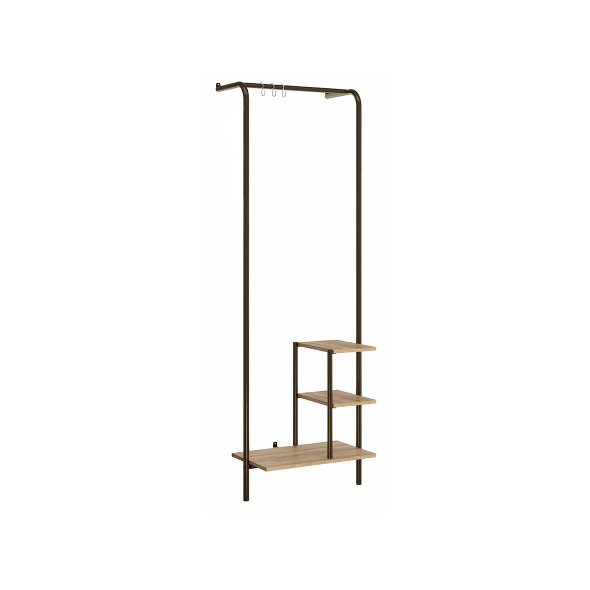 Mueble Multiuso Connect - Noce / Oro Envejecido - Imagen 2
