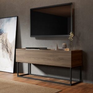 Rack Tv 55" Home Design - Legno / Negro Mate