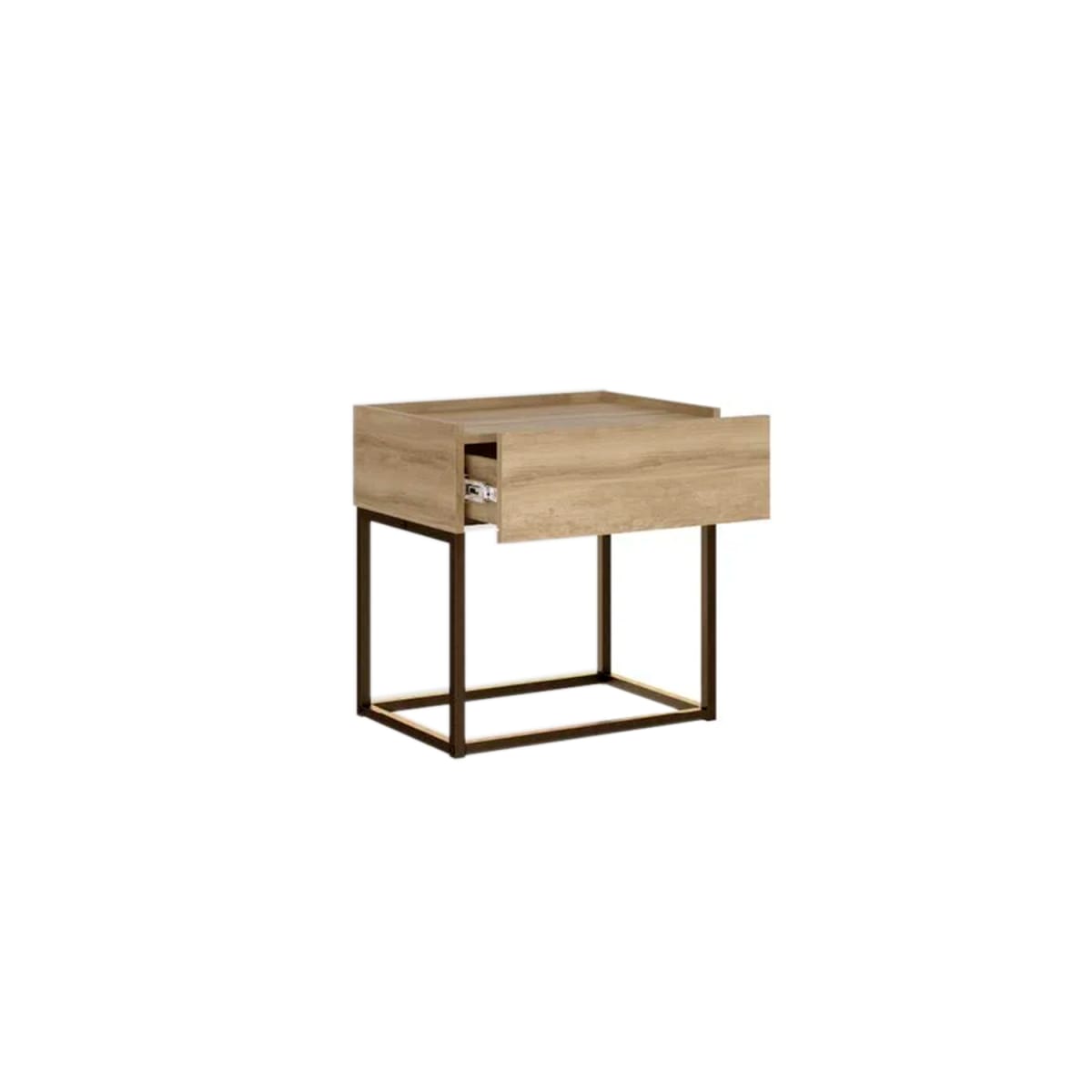 Velador Home Design - Noce / Oro Envejecido - Imagen 3
