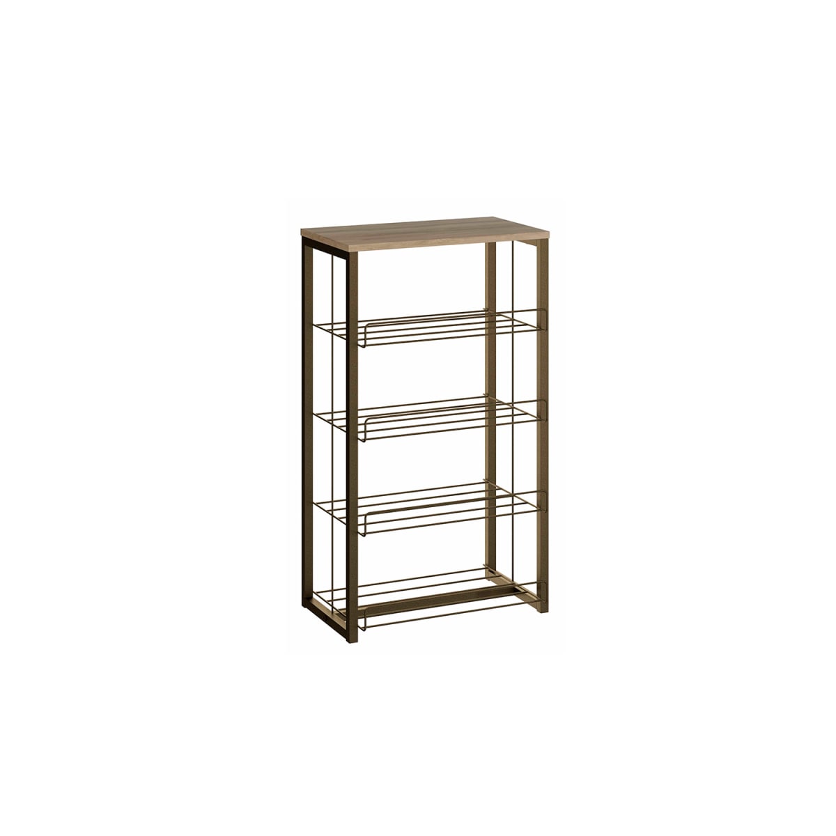 Estante Multiuso Home Design - Noce / Oro Envejecido - Imagen 2