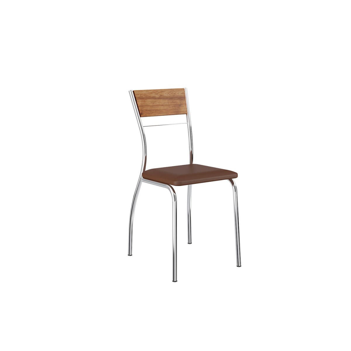 Silla Design - Native / Cacao / Cromado - Imagen 2