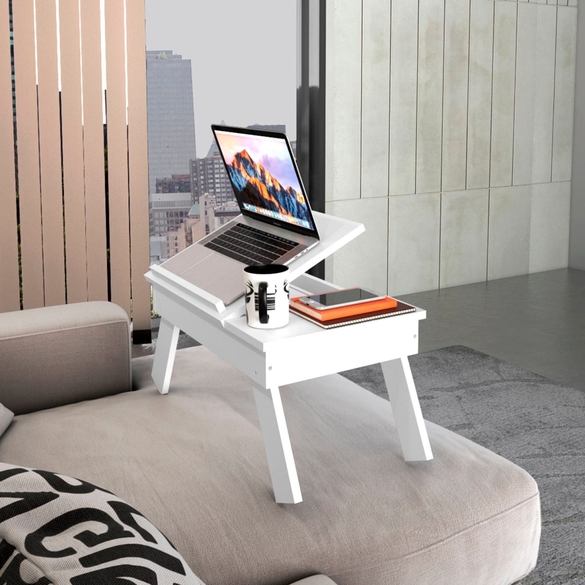 Mesa Multiuso Lisboa - Blanco