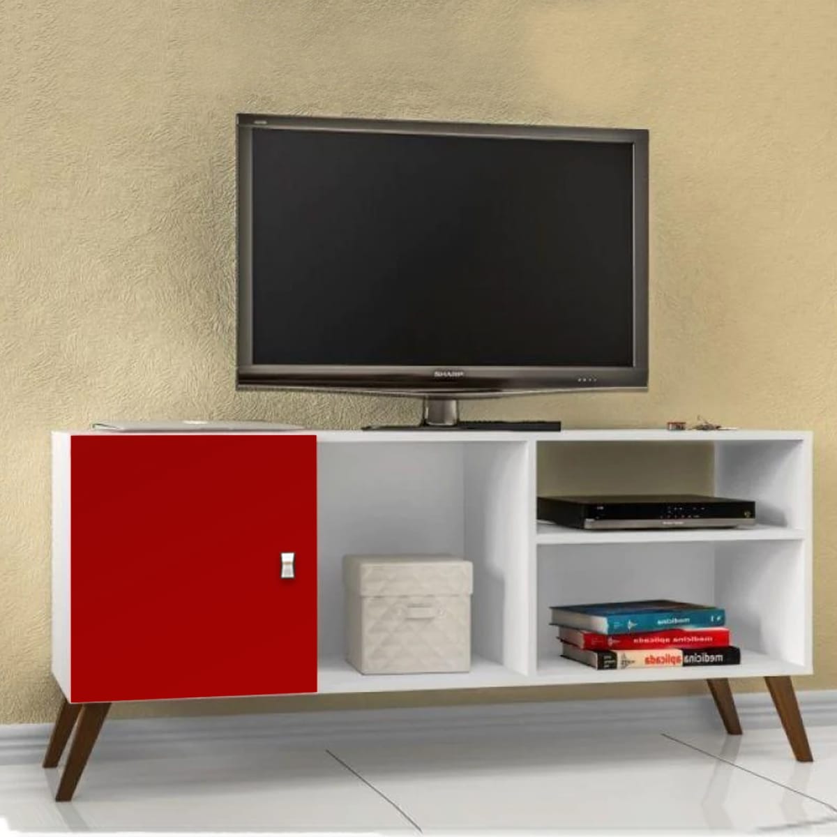 Racks Rojos Rack Tv 55