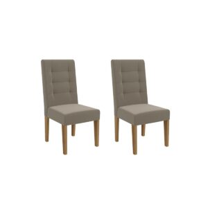 Set 2 Sillas de Comedor Nira - Beige