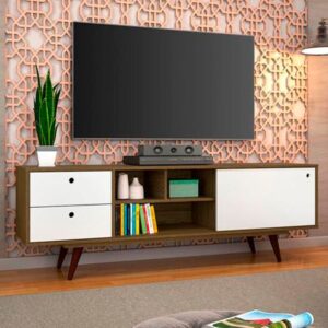 Rack Tv 70" Retro85 - Rústico / Blanco
