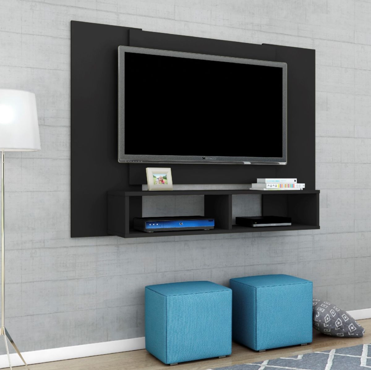 Panel Rack Tv 47" Navi - Negro