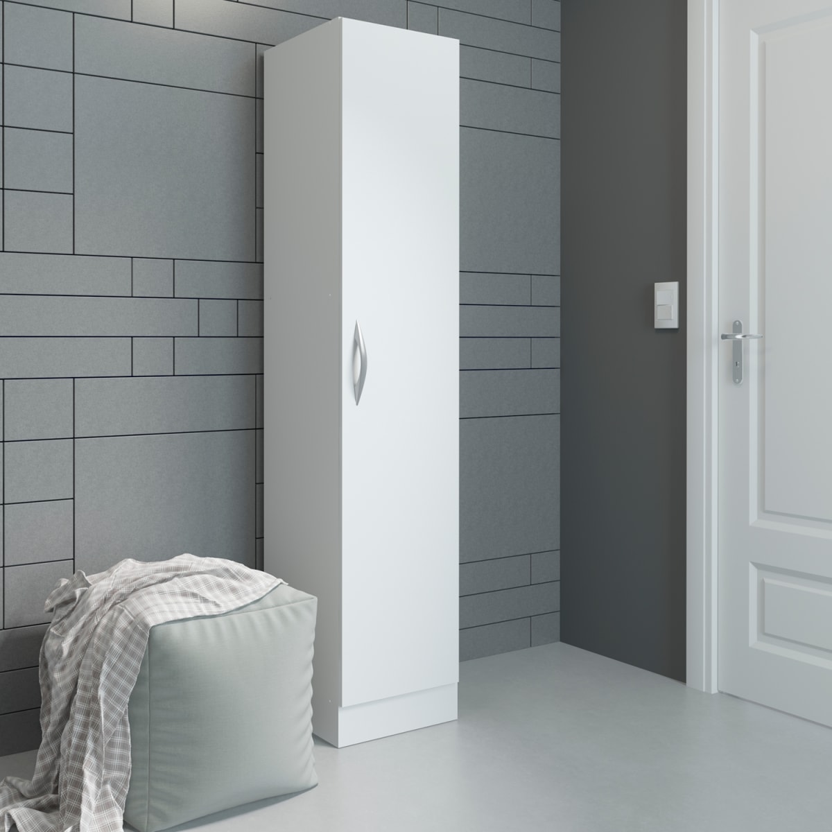 Estante Organizador con Puerta Mia - Blanco