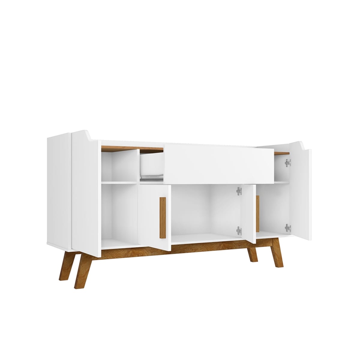 Aparador Buffet Future - Blanco / Canela - Imagen 2