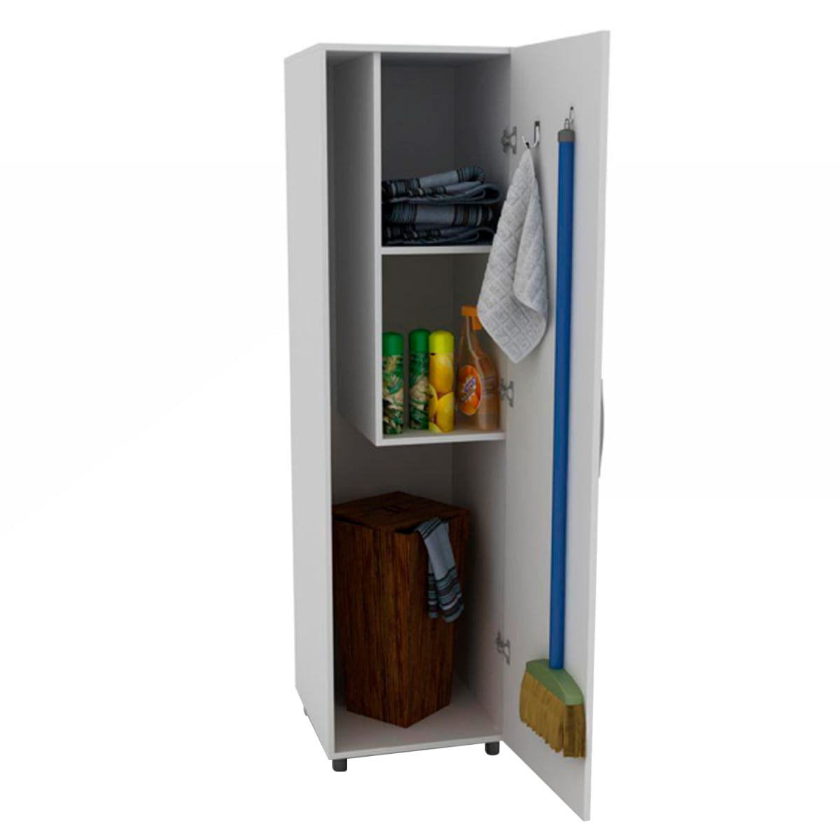 Armario Multiuso con Puerta Alana - Blanco - Imagen 3