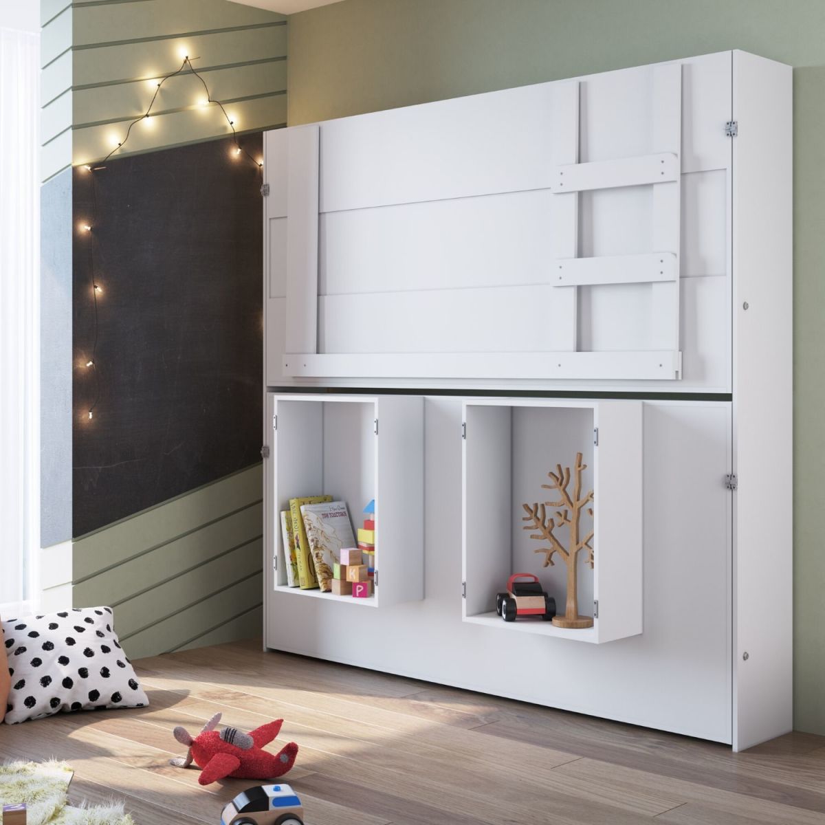 Camarote Plegable 1 Plaza Santiago - Blanco - Imagen 2