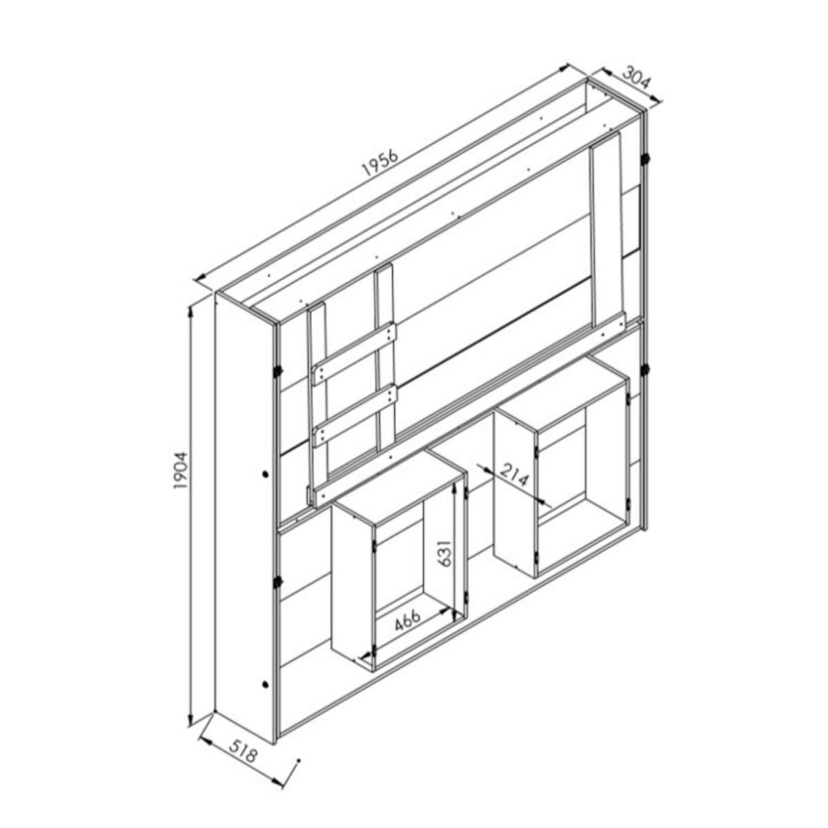 Camarote Plegable 1 Plaza Santiago - Blanco - Imagen 4