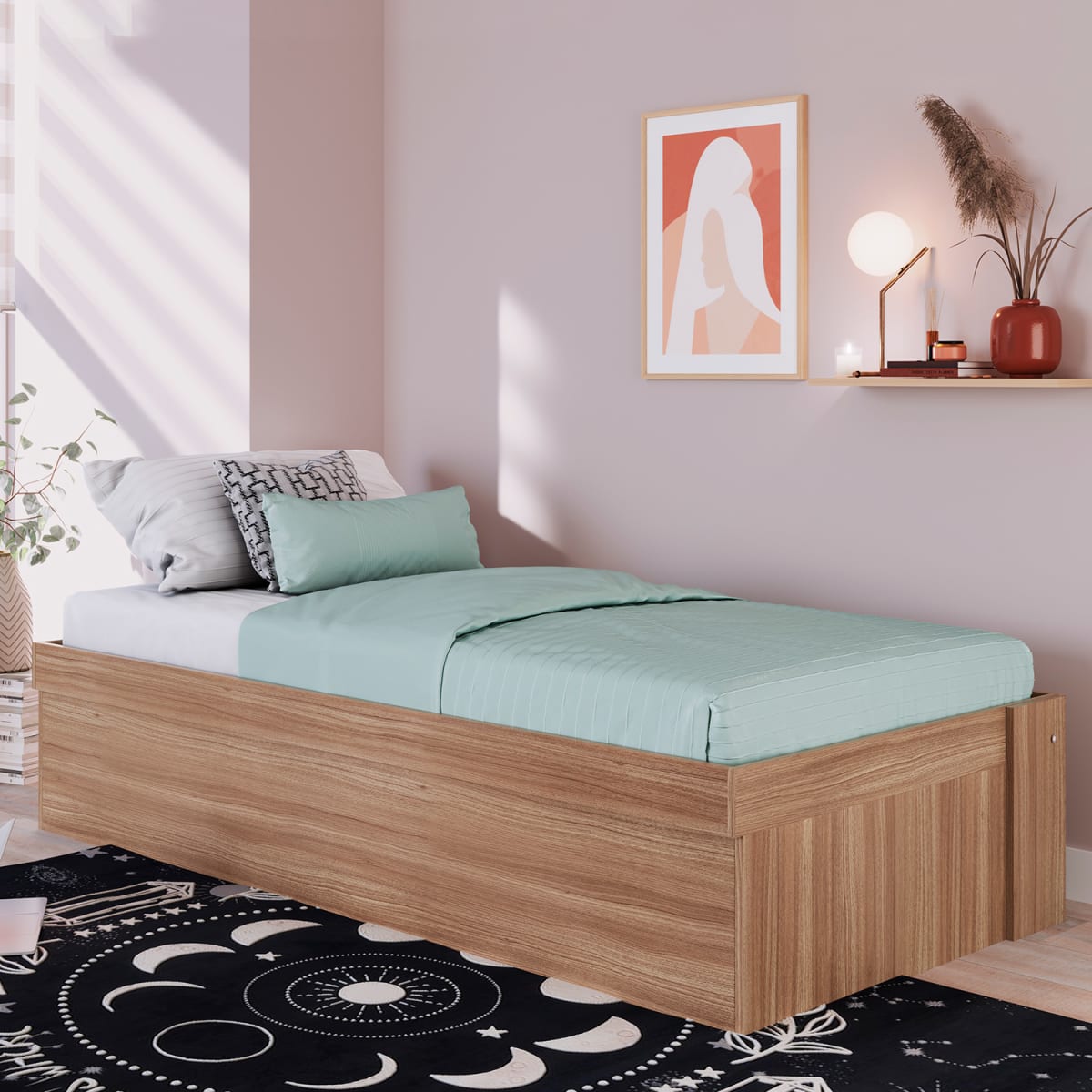 Cama Baúl 1Plaza Estambul - Montana