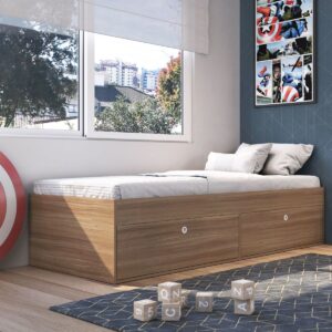 Cama 1.5 Plazas Con 4 Puertas Latino - Montana
