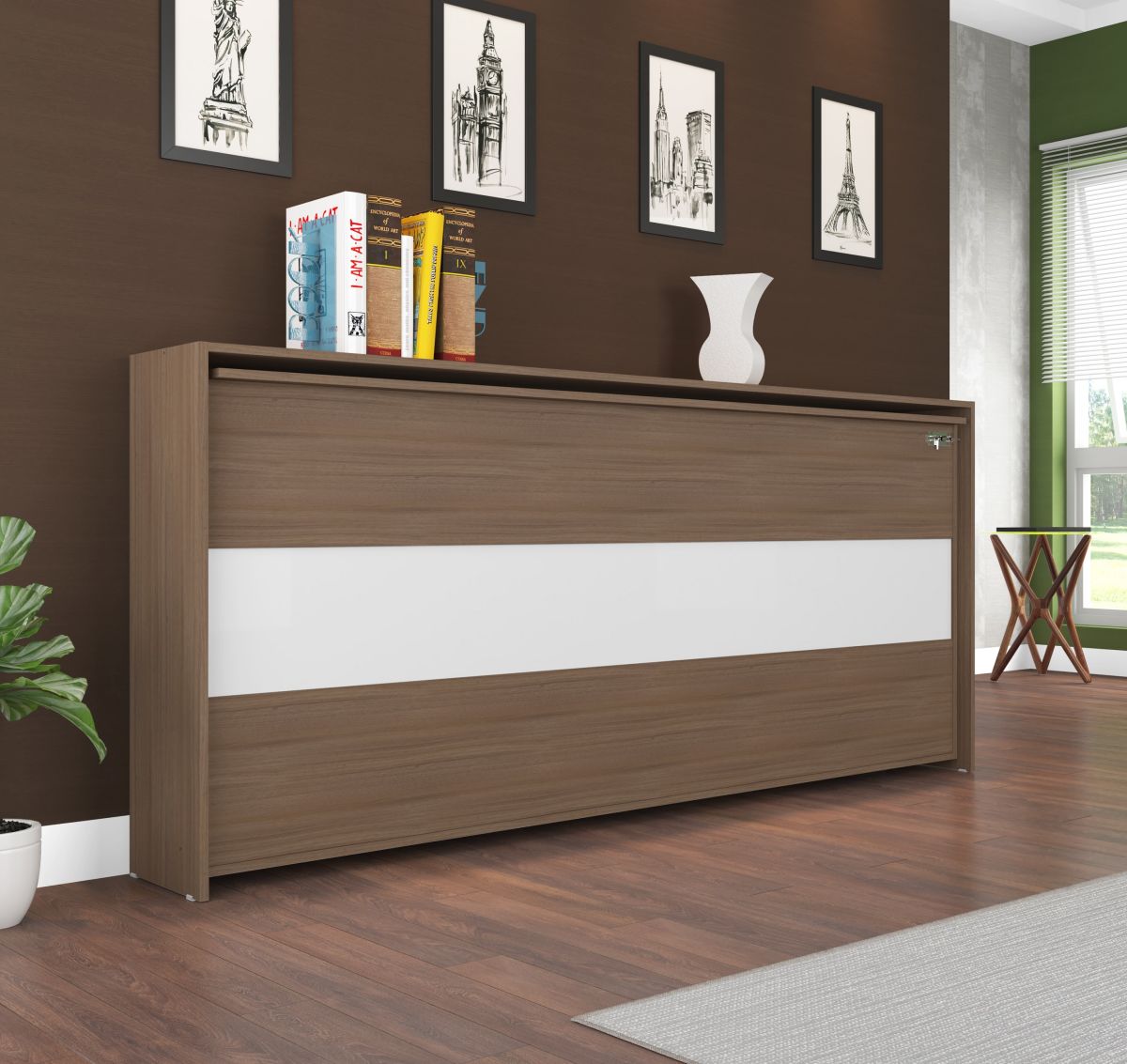 Cama América Plegable Horizontal 1 Plaza - Montana - Imagen 2