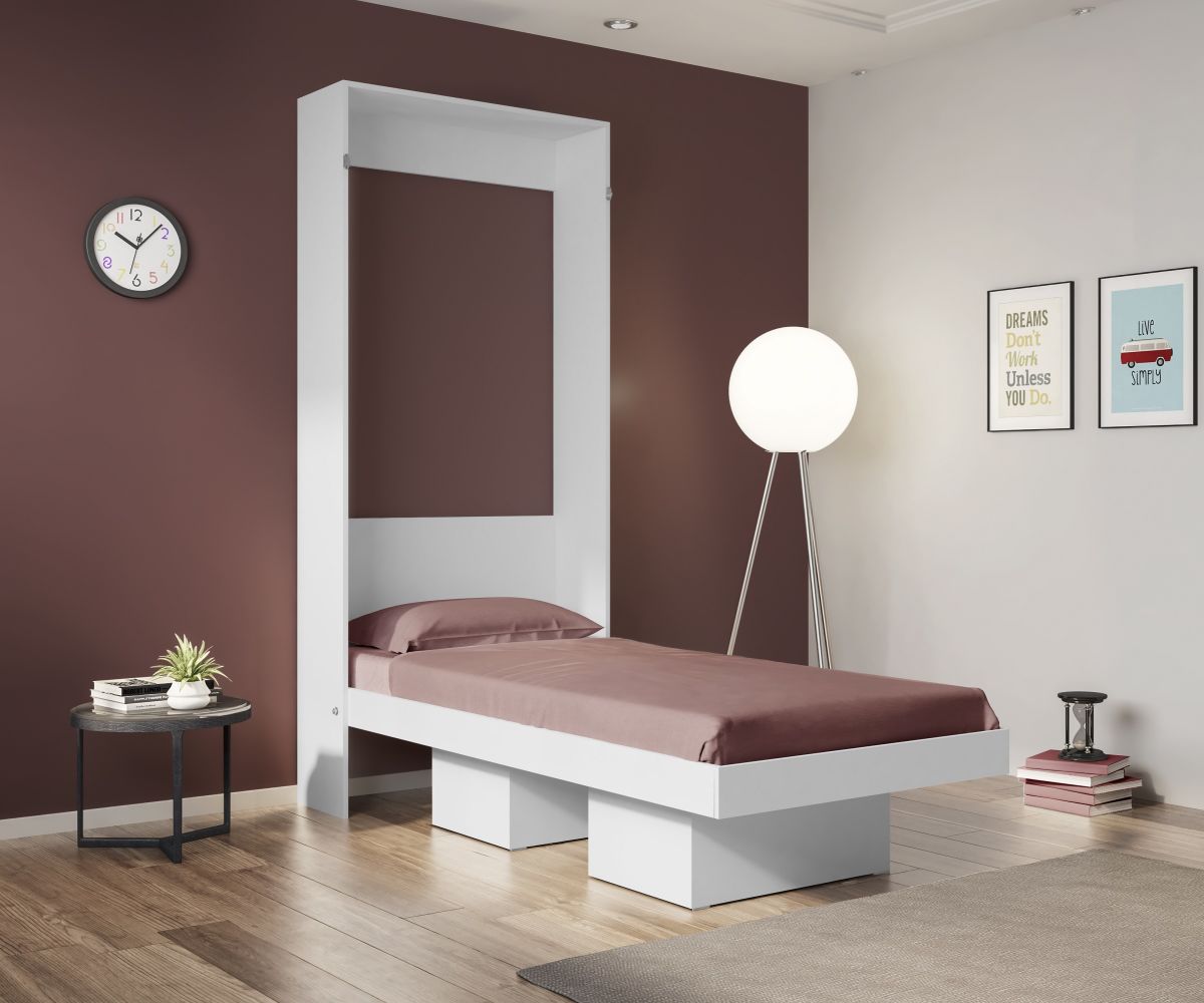 Cama Plegable Vertical 1 Plaza Manhattan - Blanco