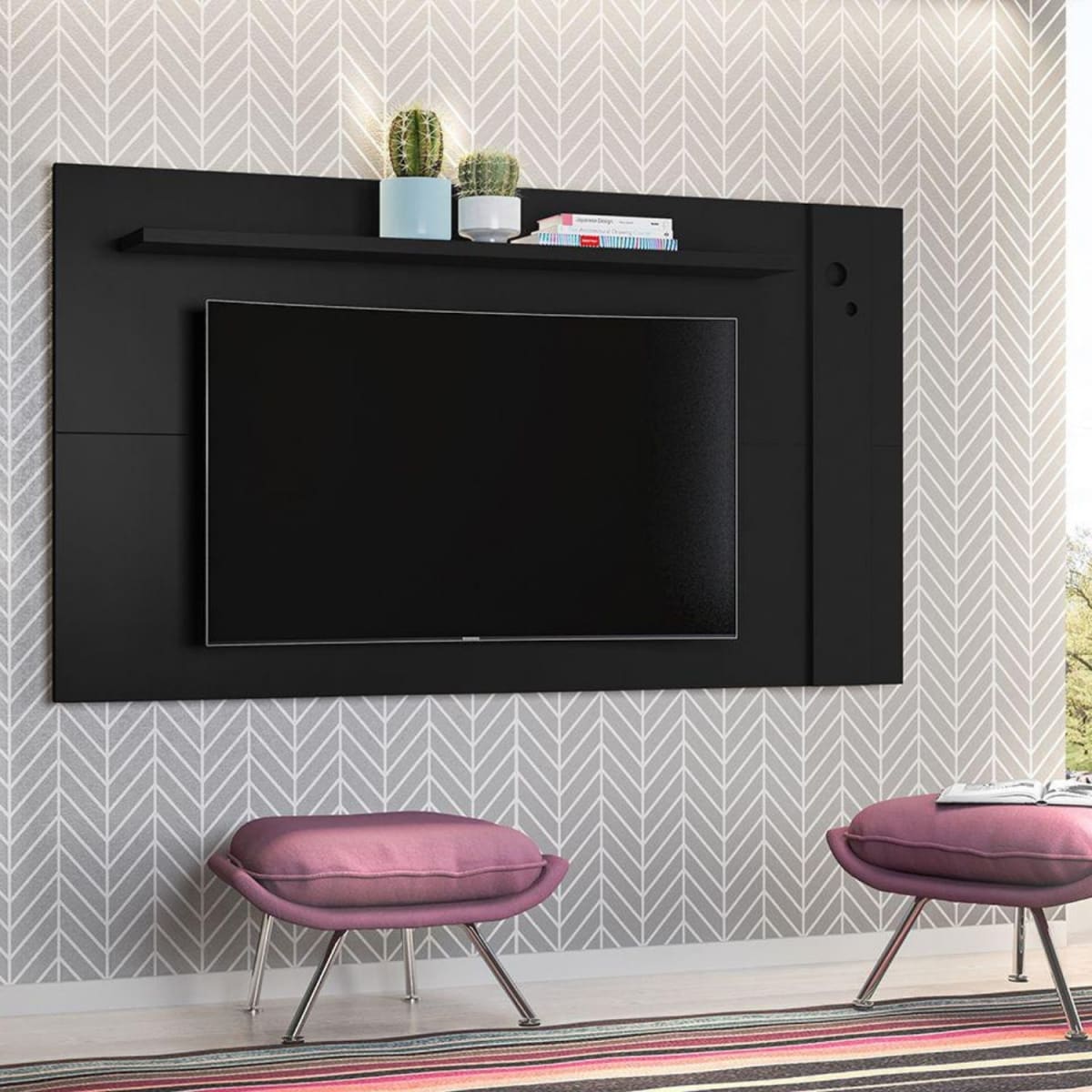 Panel Rack Tv 50" Eiry - Negro