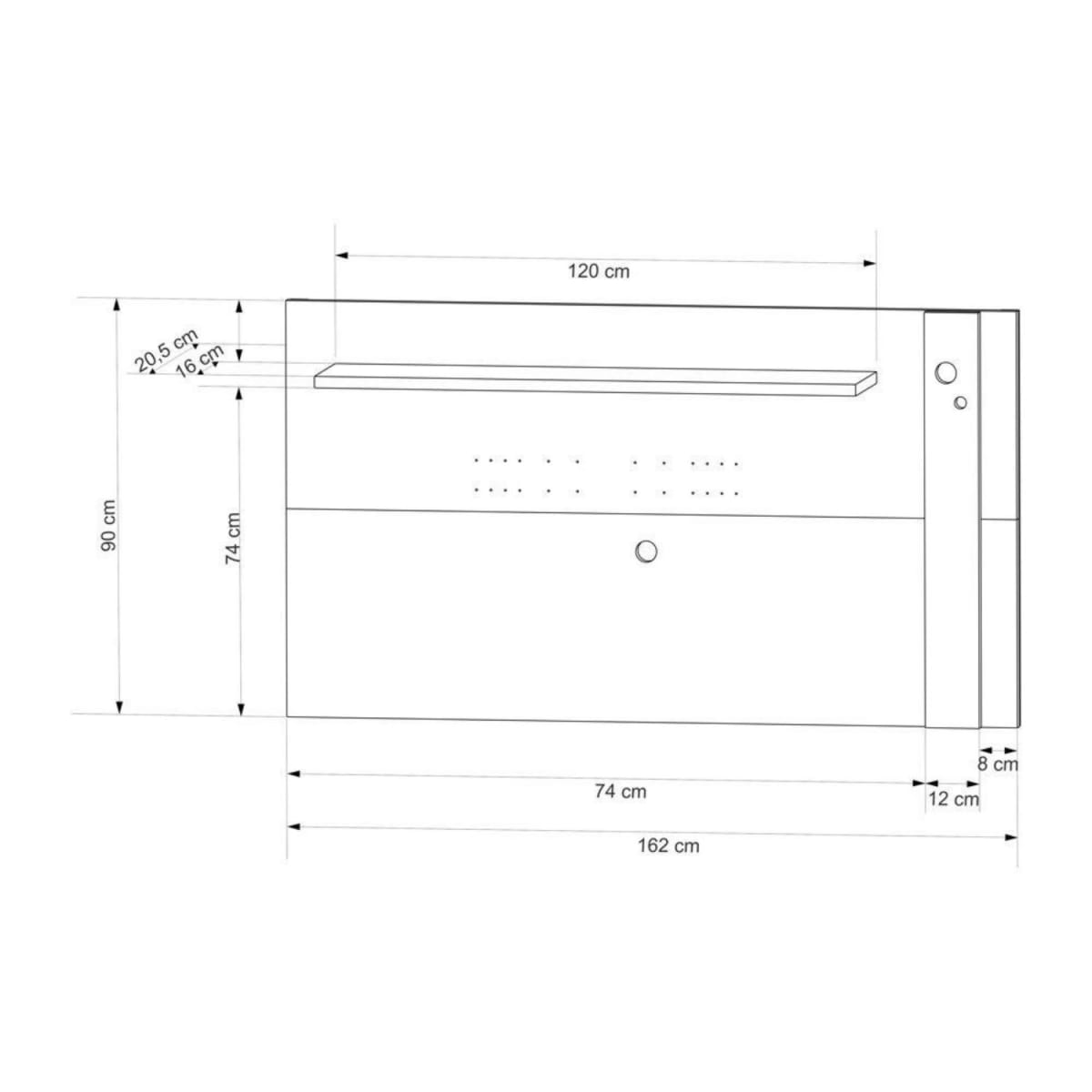Panel Rack Tv 50" Eiry - Negro - Imagen 3